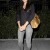 Olivia Munn in tight cropped jeans and high heel pumps outside the crown Bar Olivia Munn in tight cropped jeans and high heel pumps outside the crown Bar