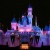 Walt Disney's Sleeping Beauty Castle at night