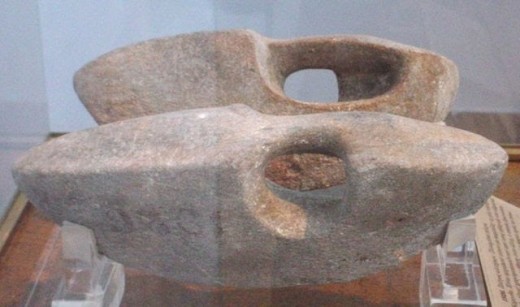 halteres used by Greeks in ancient times for weight training