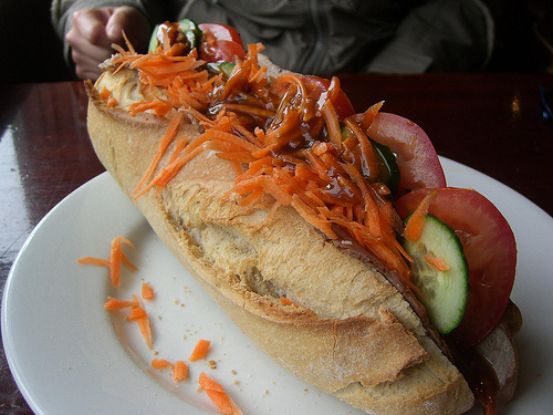 Sandwich in Baguette
