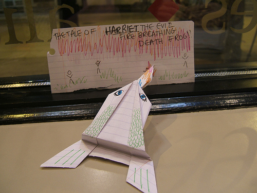 You can also try out Origami with paper.