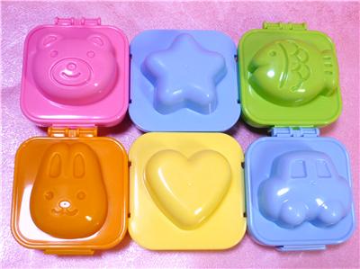 Bento egg molds