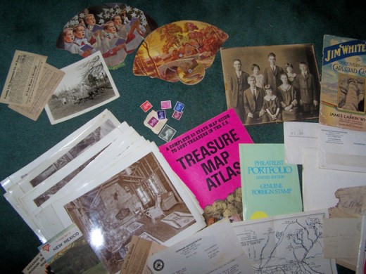 A small portion of my paper (ephemera) collection!