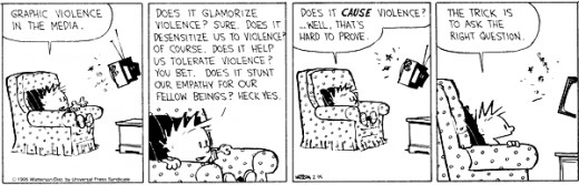 Calvin and Hobbes, February 15, 1995, by Bill Watterson