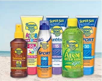 all the sun products! 