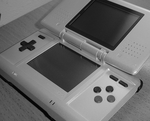 The Nintendo DS in all its glory...proving ME wrong about hand-held games, once and for all! Photo by I. M. Indraneel