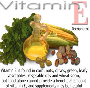 Food sources of vitamin E