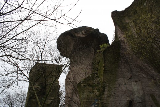 The rock formations