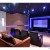 Home theater with great lighting Home theater with great lighting