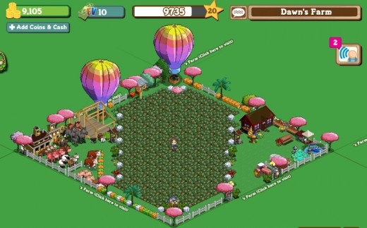 FarmVille Pic of my farm...so far.