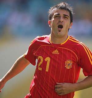 David Villa, Spain