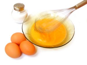Yes, you can even use organic eggs in your organic cooking recipes.