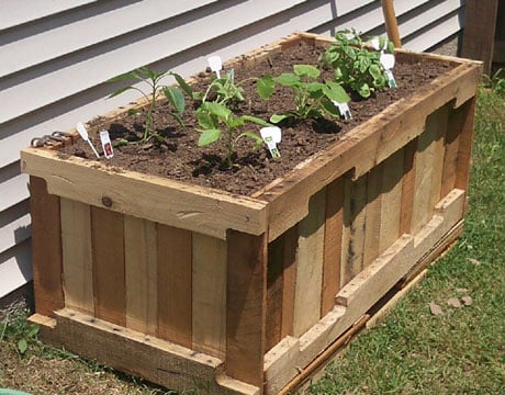 Many materials can be used to create a raised bed garden. Makes sure that the material will last.