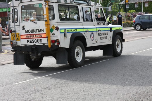 The rescue car for moffat gala run
