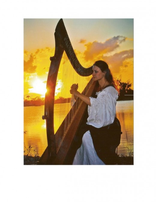 Harps can be heard at most renaissance fairs.