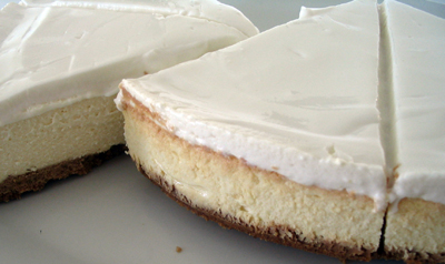 Cheesecake slices, the next day.