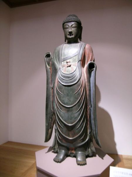 Standing Bhaiṣajyaguru Buddha at the Gyeongju This image was originally posted to Flickr by danielcraig 