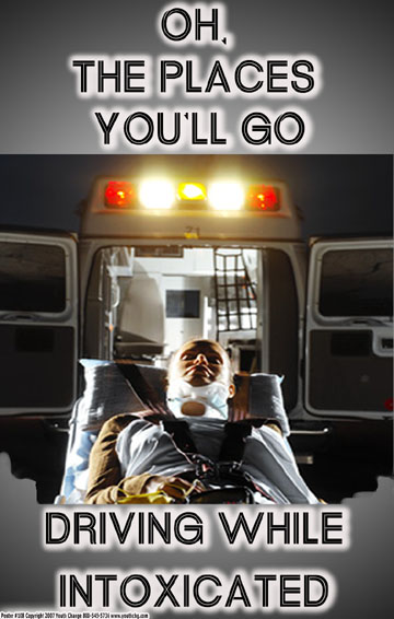 Powerful drug and alcohol poster