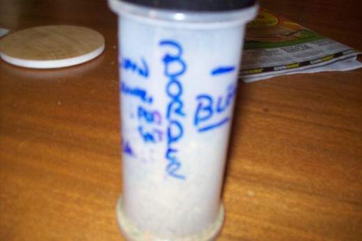 My Border Blend. Make sure you have a big enough container to hold all the spice, and to mix the spices nicely when you shake it up.
