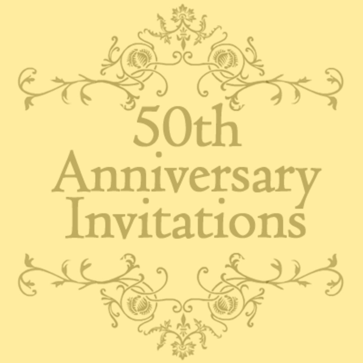Free 50th Wedding Anniversary Invitations Templates HubPages