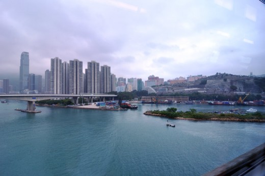 The view of Hong Kong