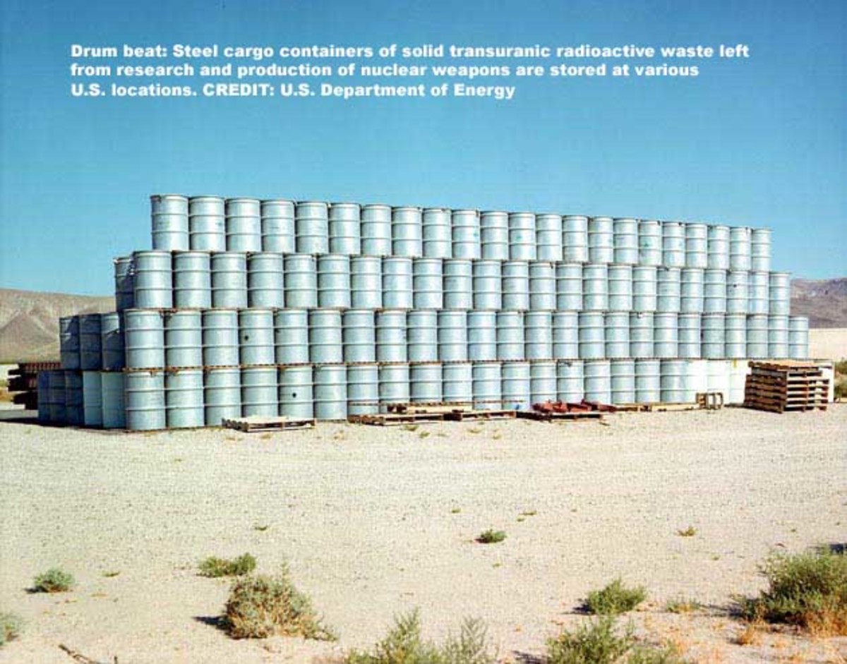 Steel storage containers for Nuclear Waste