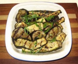 Healthy Vegetarian Recipes: Eggplant marinated in chermoula