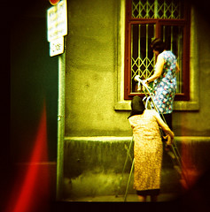 Ladies Cleaning Windows the Old Fashioned Way......All Photos courtesy Flickr.