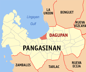 Dagupan City is strategically located in the province of Pangasinan along the coast of Lingayen Gulf. Picture courtesy of wikipedia.com