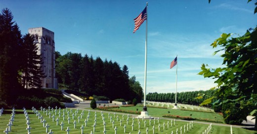 The American Cemetery at Ardennes,  Belgium.