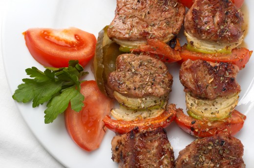 Pork and Tomato Kebab (Dreamstime.com)
