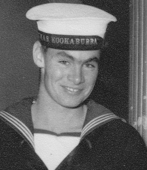 Yours truly, as crew of the "Kooka" 1957-58.