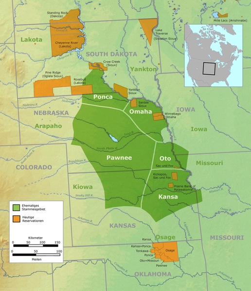 Pawnee land took up most of what would become Nebraska.