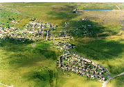 Aerial photo of Fochriw 2006 from Google Earth.