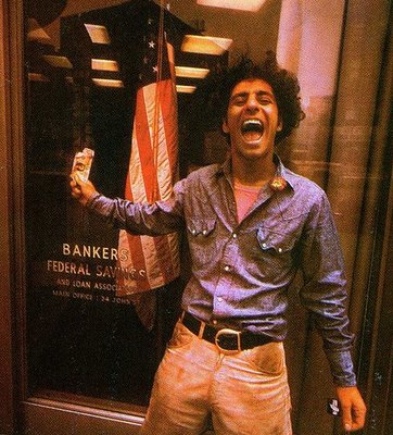 Abbie Hoffman spoke at KU in 1970.  It was believed his speech contributed to the violence to come