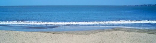 The pristine Nagoa Beach, 