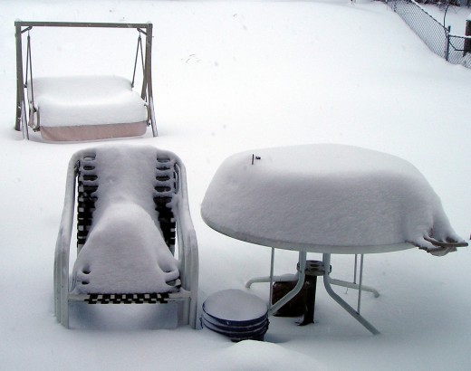 Patio Furniture Covers are Good for those snow or rain storms that can ruin your furniture!