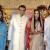 Sania's parents, after the marriage, with the couple. Sania's parents, after the marriage, with the couple.