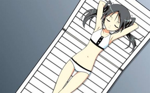 Strike Witches snapshot of Francesca. 