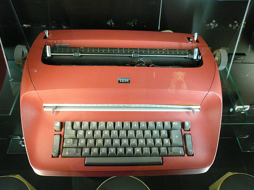 IBM Selectric (1971) with 'golfball' element