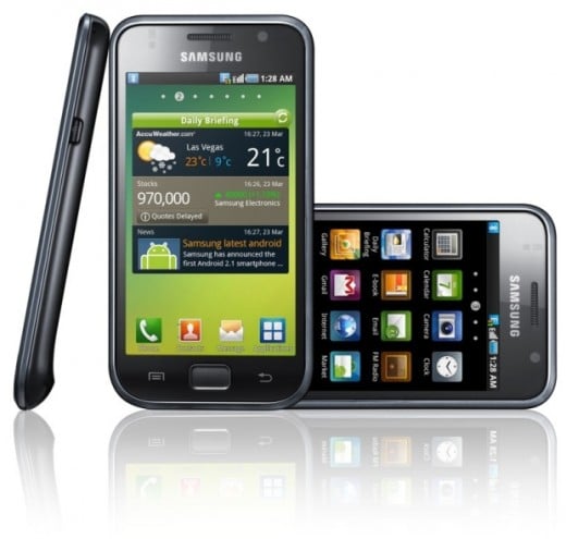 A photo of the Samsung Galaxy S.