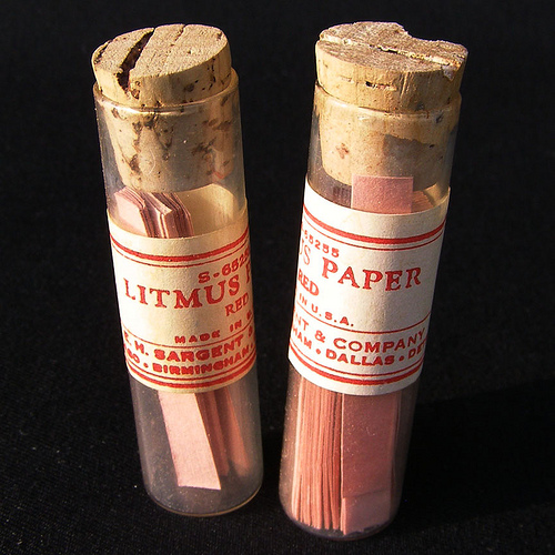 You can make your own Litmus Paper