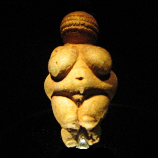 Willendorf Venus, the most famous of all steatopygian venuses.