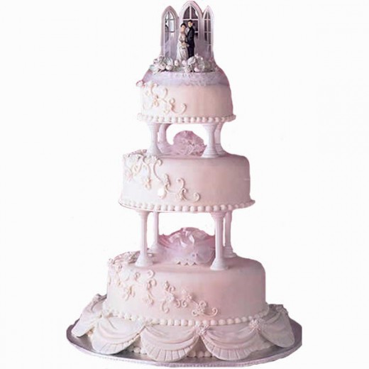 Wedding Cake: 3 tiers