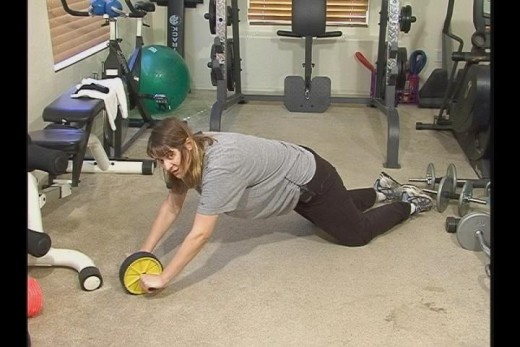 The ab roller.