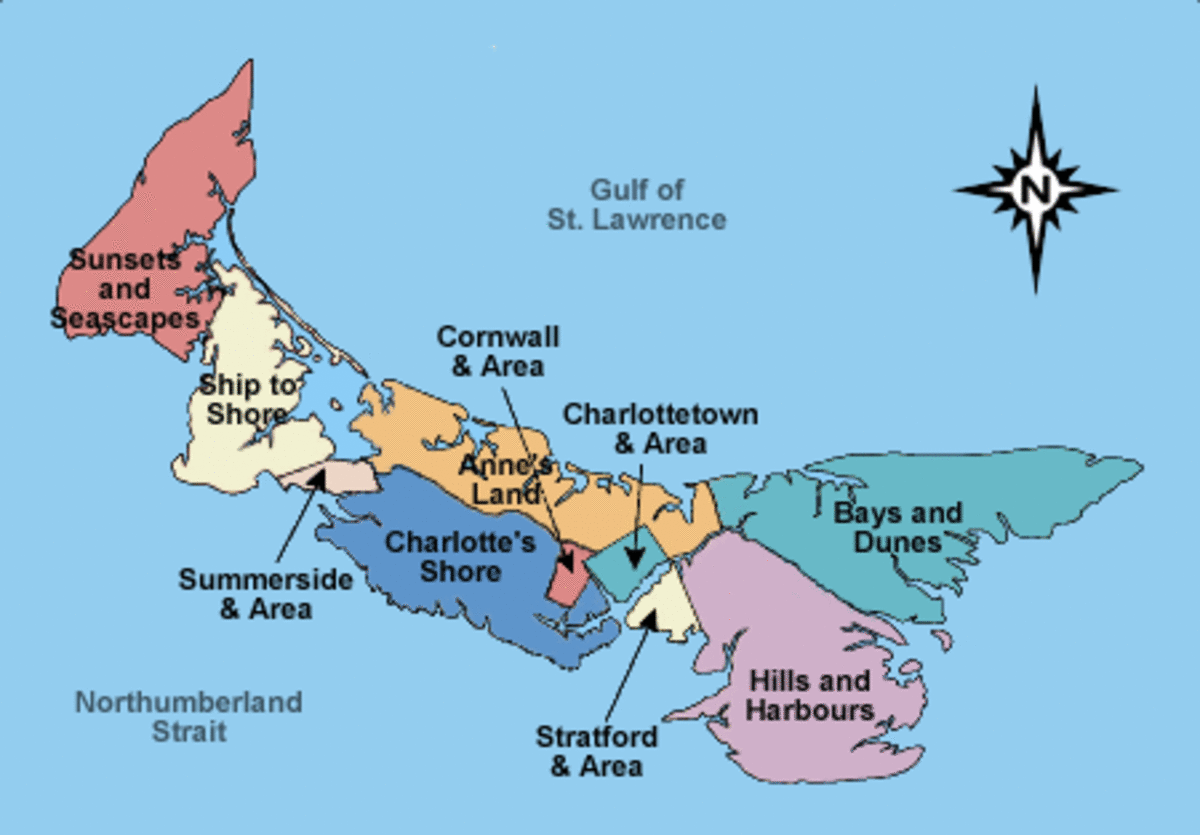 A map of the island from lank.com