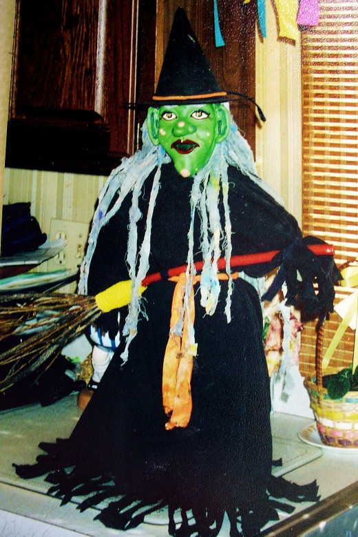 A witch made by a third grader