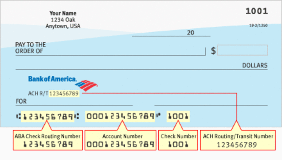 bank of america routing number california business checking