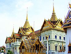 Grand Palace in Bangkok built in 1782, is the official residence of the King of Thailand -- courtesy of wikipedia