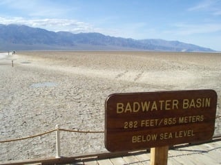 Badwater Basin, Death Valley / Photo by E. A. Wright